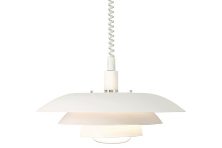 Aneta Lighting EPSILON taklampe med heis, hvit, E27