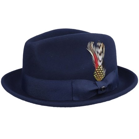 Jaxon & James - Blu trilby Cappello - Crushable Blues Trilby @ Hatstore