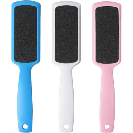 (3-pak) Fodfile til Pedicure - Callus Remover med Dobbeltsidet Fodrasp til Døde Hudceller - Professionel Skrubbe til Fødder