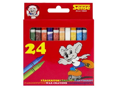 SENSE Vaxkrita 24/fp - Lyreco - Skola och förskola - Bild och form - Kritor