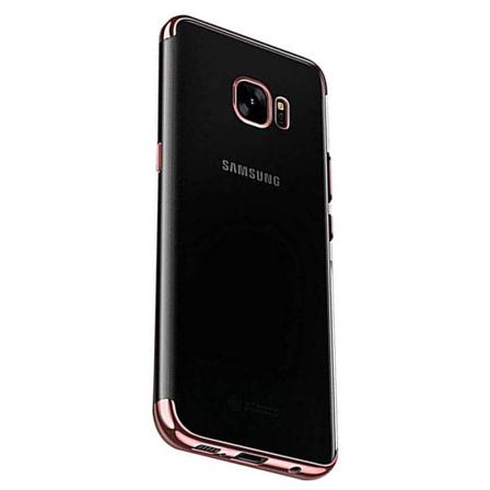 Tukeva tyylikäs silikonikuori - Samsung Galaxy S7 Roséguld