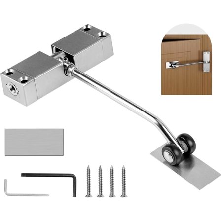 Dørpumper i sinklegering - justerbare dørpumper med fjær