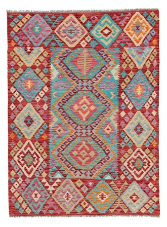 Hand Woven Kilim Kaudani Rug 123X180