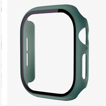 Härdat glas + skal för Apple Watch Case 10 42mm 46mm Tillbehör Matt Hård PC stötfångare Skärmskydd iWatch serie 10 Armband