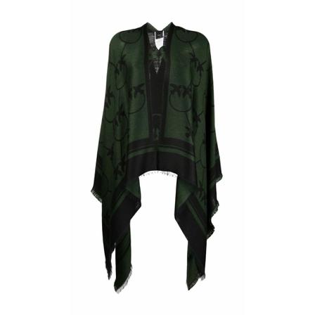 Pinko, Birds Cape Groen, Dames, Maat:ONE Size