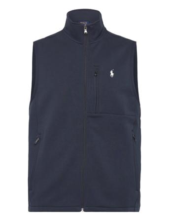 Double-Knit Vest Tops Knitwear Knitted Vests Navy Polo Ralph Lauren