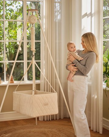 Classic Bundle - Rektangulær vugge med motor og stativ | Moonboon