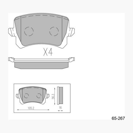 Biltema - Bremseklosser