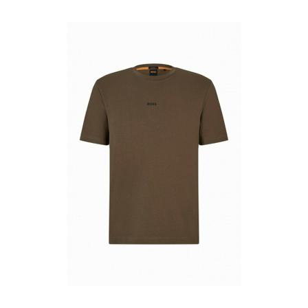 Hugo Boss T-shirt Tchup , Bruin , Heren , Maat: L