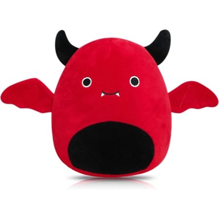 Fladdermus Plysch, 20 cm Röd Plyschleksak Kawaii Fladdermus Gosedjur, Knubbig Kropp Fladdermus Plysch