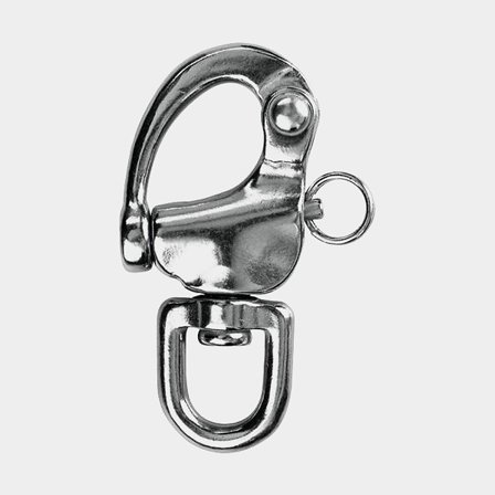 Skothake, svirvel rostfri 70 mm