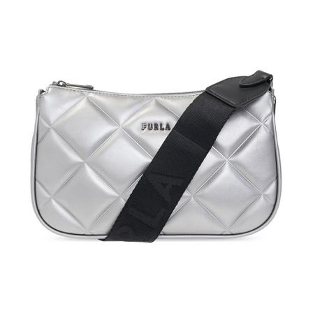 Furla, Cross Body Bags Grijs, Dames, Maat:ONE Size,leer