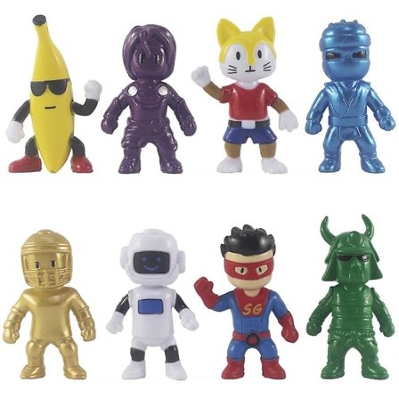 8-pak Stumble Guys Spillfigurleketøy Serie Samleobjekter Modellfigurer Skrivebordsdekorasjon For Barn Voksne Gaver