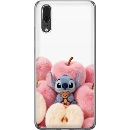 Kompatibel Mobilcover til Huawei Huawei P20 Farverig collage med futuristiske pigegruppe karakterer, hjerter og glitter i moderne pop og k pop æsteti