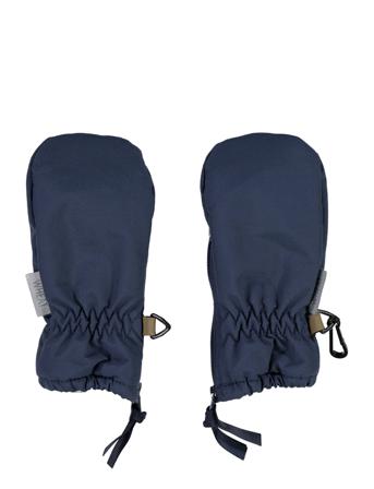 Mittens Zipper Tech Accessories Gloves & Mittens Gloves Blå Wheat