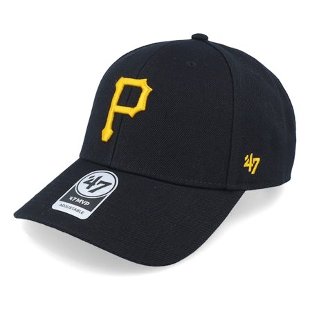 47 Brand - MLB Svart adjustable Keps - Pittsburgh Pirates Brand Mvp Black Adjustable @ Hatstore