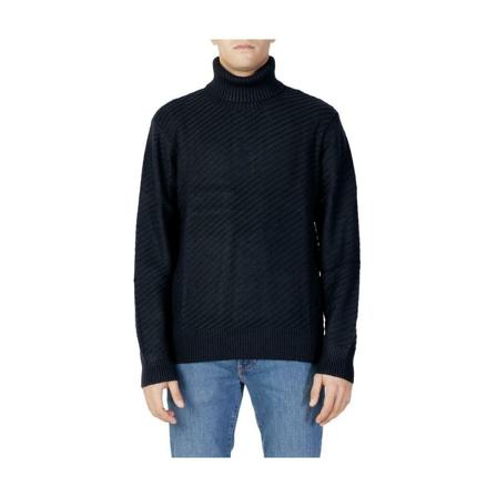 Armani Exchange Turtlenecks Sort, Herre Rullekraver