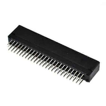 Erstatning 2,5 mm intervall 50-pinners kontakt spillspor for N64 for N64 Clone Console Yalo