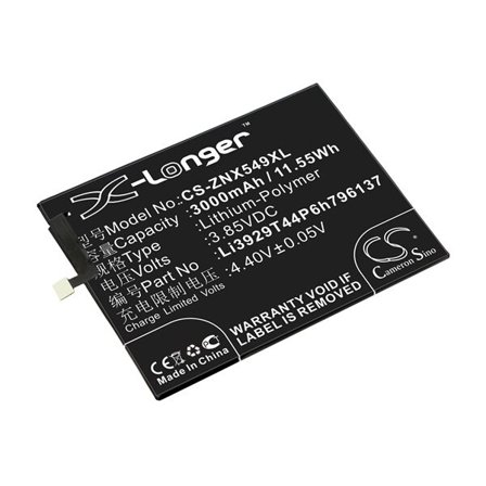 Batteri for SmartPhone, Mobil for Nubia Z11 Mini S, Z11 Mini S Dual SIM og andre.