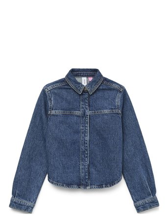 Vero Moda Girl | Vmhayden Ls Bow Denim Shirt Ra3040 Girl | 164