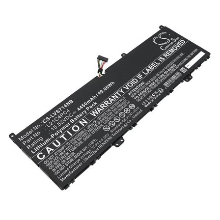 Batteri till Notebook, Bärbar dator för Lenovo Yoga Slim 7 ProX 14IAH7 82TK0076MX m.fl.