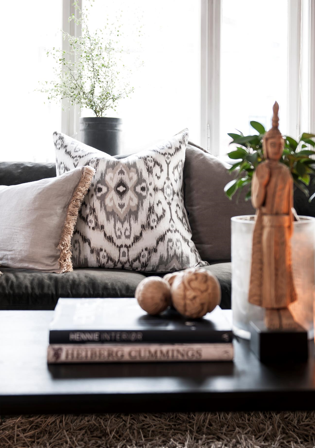 Rebell Putetrekk Trento lin-bomull 60x60cm Taupe