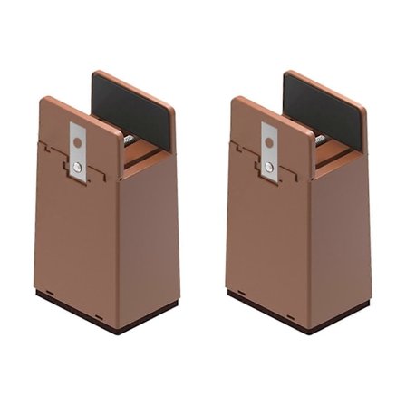 4x Sängyn huonekalujen korotuspalat 5/10cm Raskaat säädettävät pöydän nostimet Jalkojen jatkeet_Erikoislahjat