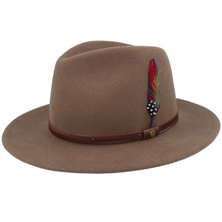 Stetson - Marrón Sombrero - Woolfelt Fudge Traveller @ Hatstore