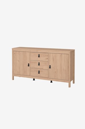 Tvilum - Madrid Sideboard 2 ovea + 3 laatikkoa - Ruskea - Senkit & sivupöydät - - Homeroom