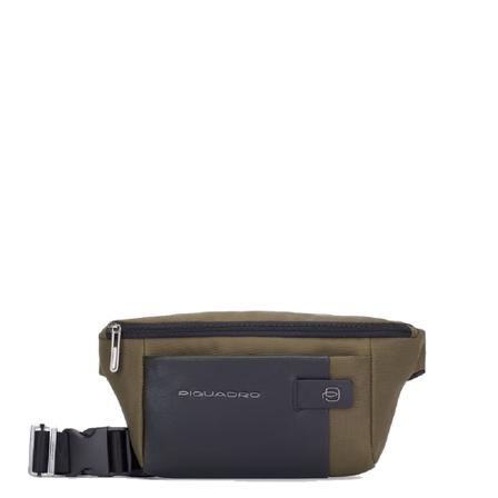 Piquadro, Belt Bags Zielony, Mężczyzna, Rozmiar: ONE Size