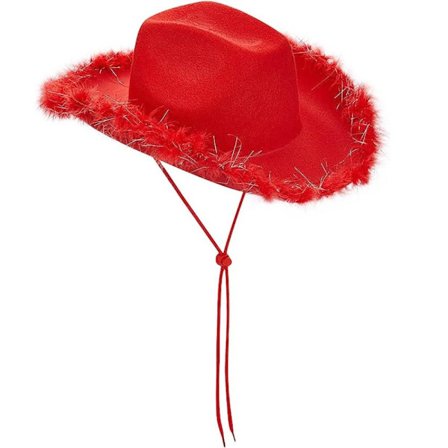 Cowboyhatt Raw Edge Cowboyhatt RÖD