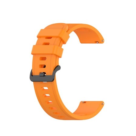 Mjukt Silikonarmband 20/22mm Ersättningsarmband för Smartklocka Tillbehör för Amazfit Gtr 2e/gts 2e/bip/bip U Orange
