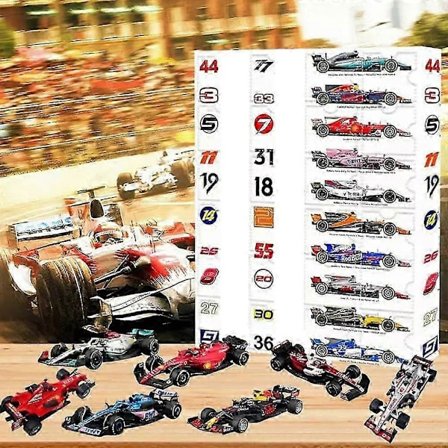 Racing Car Adventskalender Verdensmesterskap 24 dager Julekalender Den ultimate gaven til menn gutter