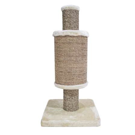 Selected by ZOO - Klorebrett Ural, 40x40x85cm, Beige - Katt - Kloretre og kloremøbler - Klorebrett og kloresøyler - ZOO.no