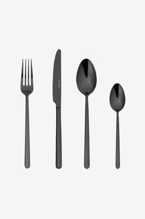 Eternum - Bestikksett 16 deler Eternum Nardo - Svart - Bestikk - Fra Homeroom
