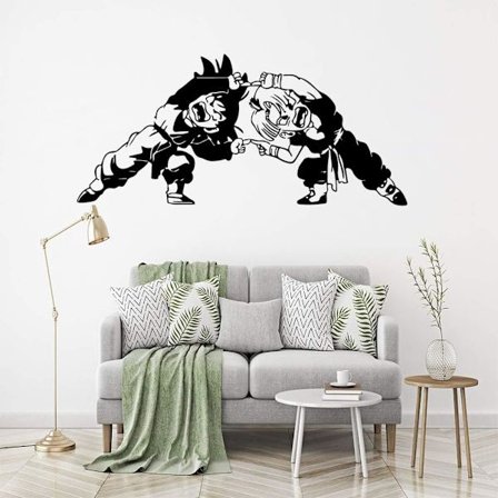 Dragon Ball Z (Dbz) vægklistermærker - Goku Nimbus Kid vinylklistermærke