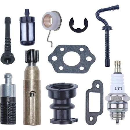Pompe til olie Verm Gear sæt af filter til olieledning til STIHL 025 023 021 MS250 MS230 MS210 reservedele til motorsav med klistermærke