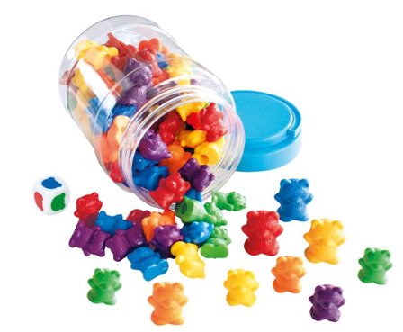 MYPAUZE Räkna sortera Björnar 90 st - Lyreco - Skola och förskola - Klassrummet / Lära - Matematik