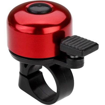 Cykelklocka i Aluminium - Röd