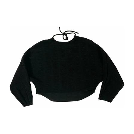 Rohde Round-neck Strik Sort, Dame Striktrøjer