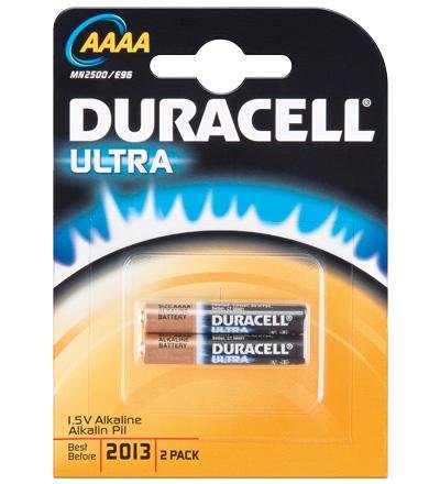 Duracell Ultra MX2500 batteri - 2 x AAAA - Alkalisk