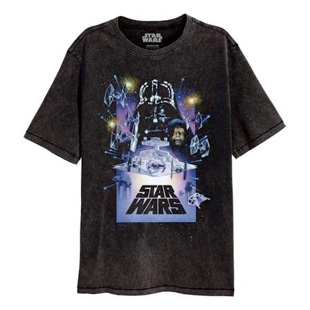 Star Wars Unisex Vuxen Vintage Poster T-Shirt S Svart Black S