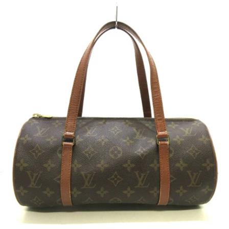Louis Vuitton Vintage Pre-owned Polyester Papillon Tas , Bruin , Dames , Maat: ONE Size Vintage Tassen