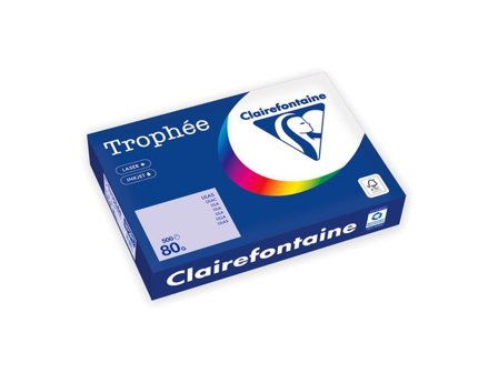 Clairefontaine Trophée A4 80 g färgat papper lila 500/fp - Lyreco - Kontorspapper - Specialpapper - Färgat - A4