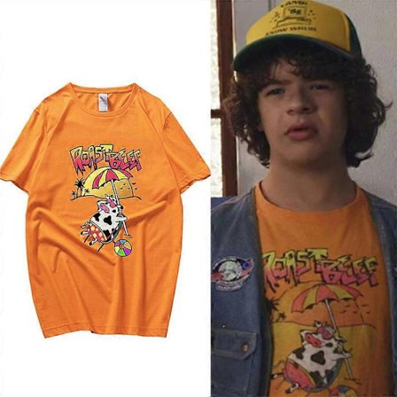 Stranger Things T-shirt Roast Beef Beach Cow Sjove Grafiske T-shirts Sommer Unisex