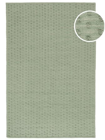 Bumblin Lavable 160X230 Verde Menta Tappeti Cotone Tappeto