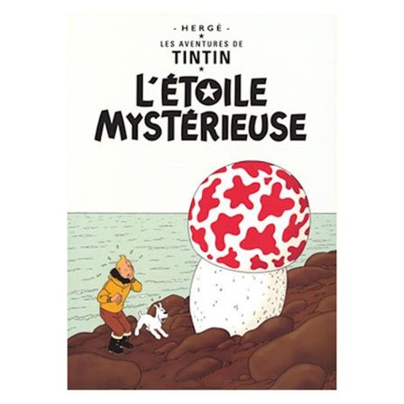 Poster - Tintin L'etoile mysterieuse - Den mystiska stjärnan