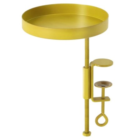 Esschert Design Växtbricka med klämma runt guld s Guld