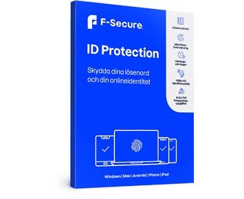 F-Secure-ID Protection (1 year, 5 devices)-Programvare som beskytter mot ID-tyveri på nett-Software-Antivirusprogrammer