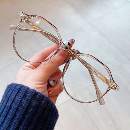 Anti-Blue Light Glasögon Överdimensionerade glasögon BRUNA